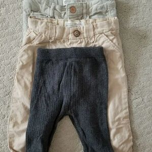 3 pairs Zara Baby (girl) pants